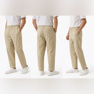 COS BARREL-LEG DRAWSTRING TROUSERS 100%Nylon
